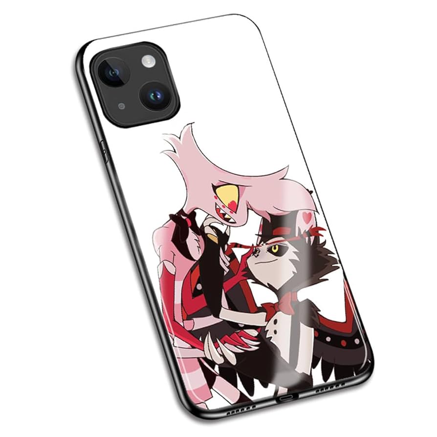 Amazon.co.jp: 強化ガラス スマホケース ハズビンホテル Hazbin